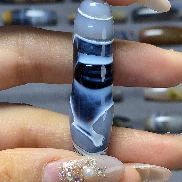 一***n玛瑙/玉髓合金蓝沁