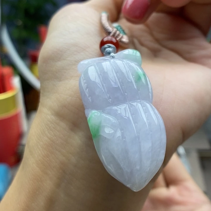 翡翠未镶嵌颈饰吊坠3