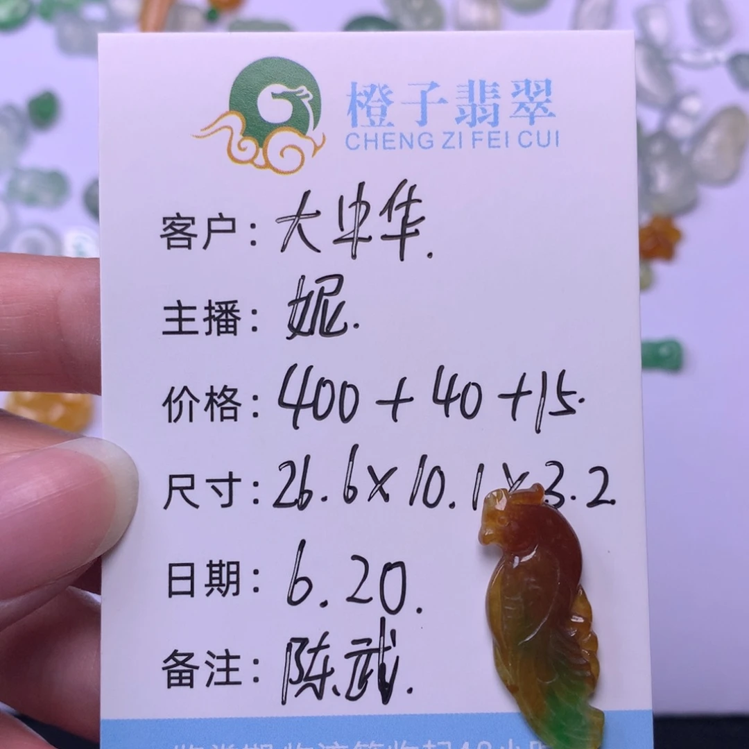 大***华翡翠未镶嵌颈饰翡翠