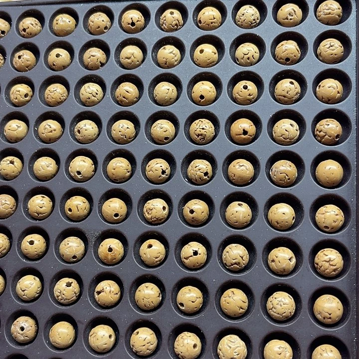 白玉菩提吊坠瑕疵9金刚圆珠50颗卡灯牌宠60颗