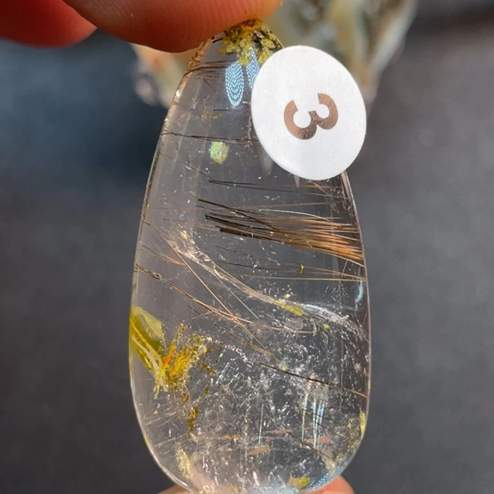 水晶颈饰未镶嵌小***?