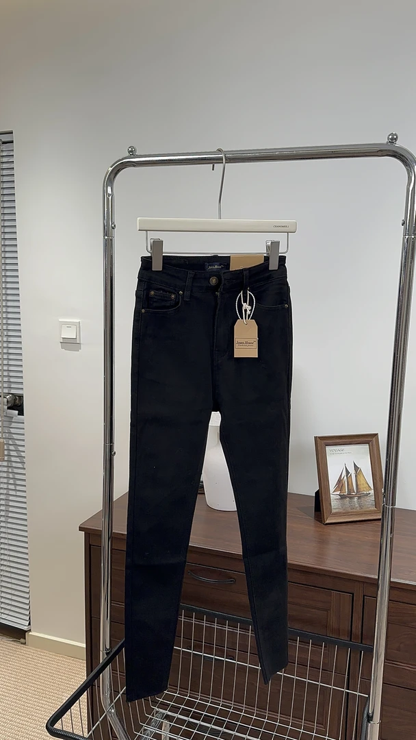 CHANGMEILI 常美丽黑色小脚裤