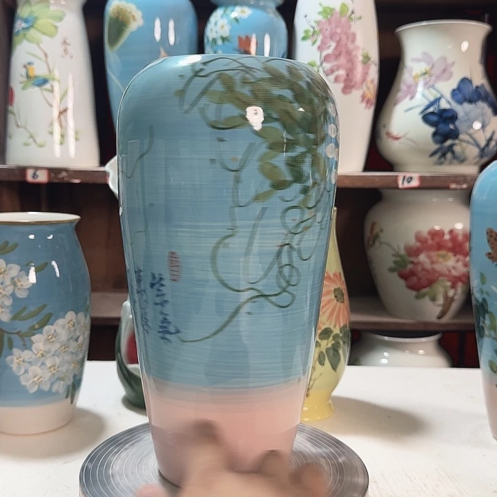 大萝卜催鸟篮套陶瓷