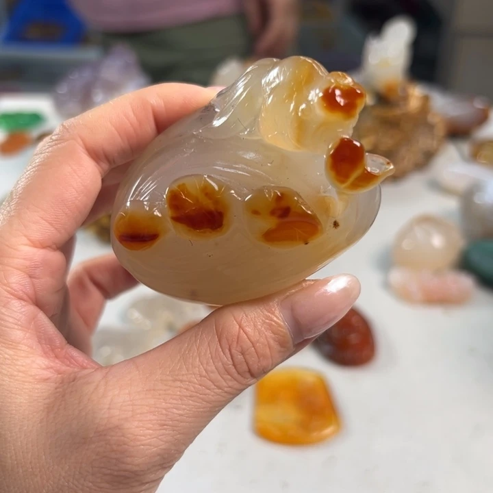 玛瑙/玉髓吊坠(不含链)未镶嵌