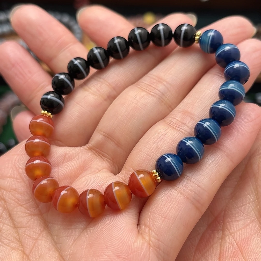 玛瑙/玉髓合金手串