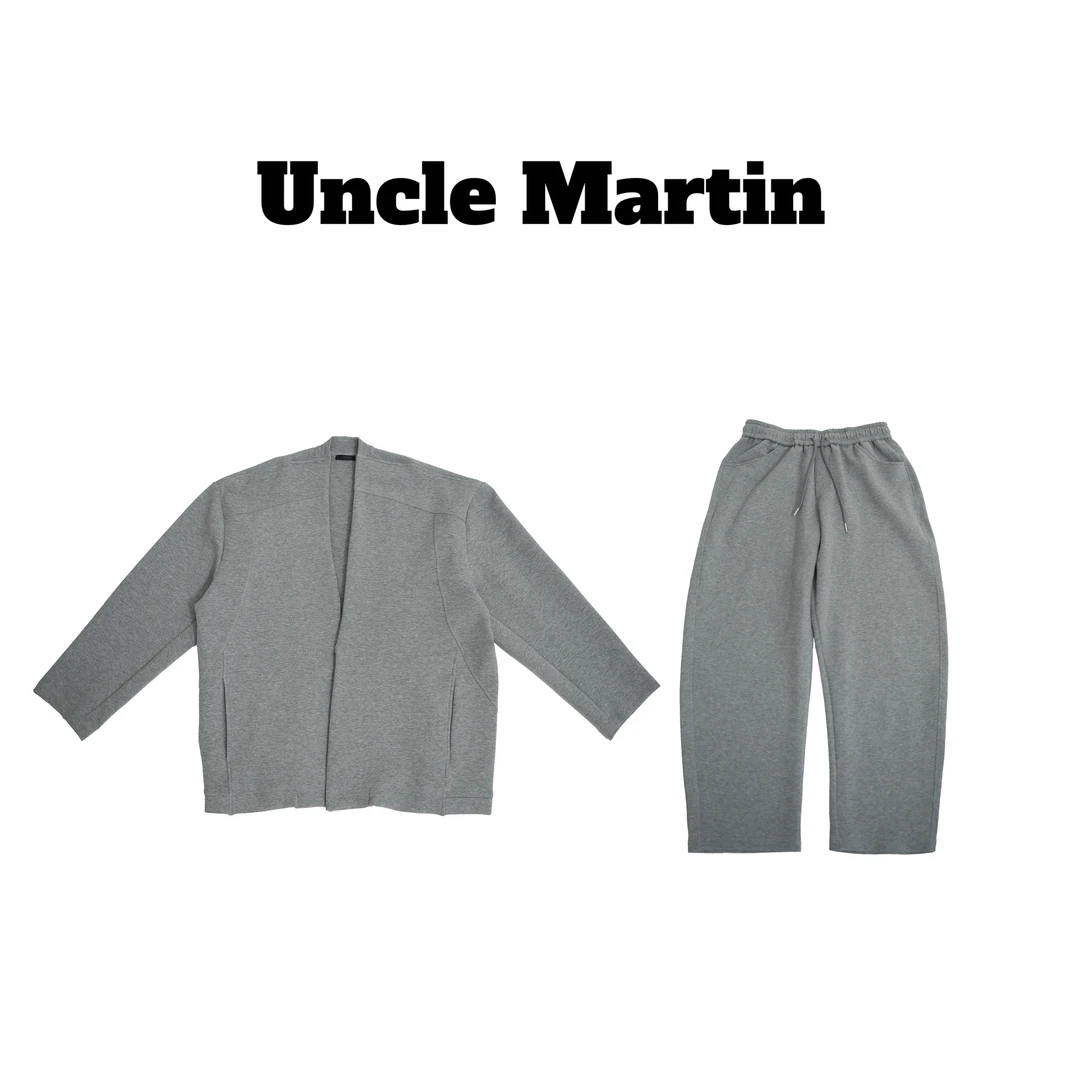 马丁叔叔25新款春季防晒无领暗扣套装