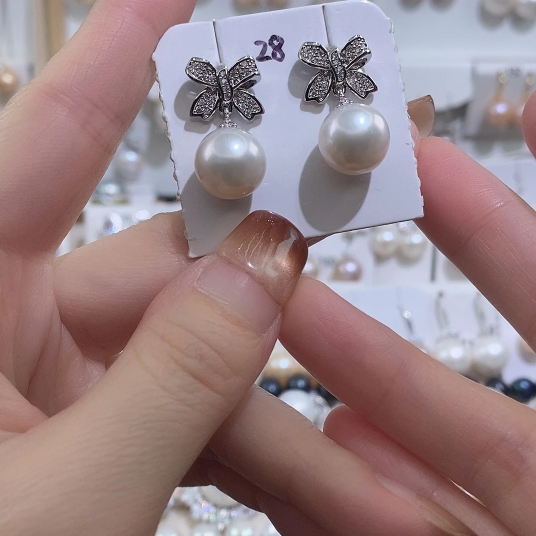 耳饰淡水珍珠未镶嵌w11.2