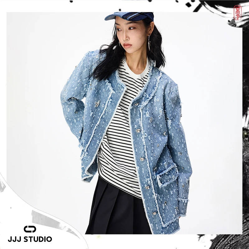 JJJ  牛仔蓝牛仔外套 JLWSW1W313