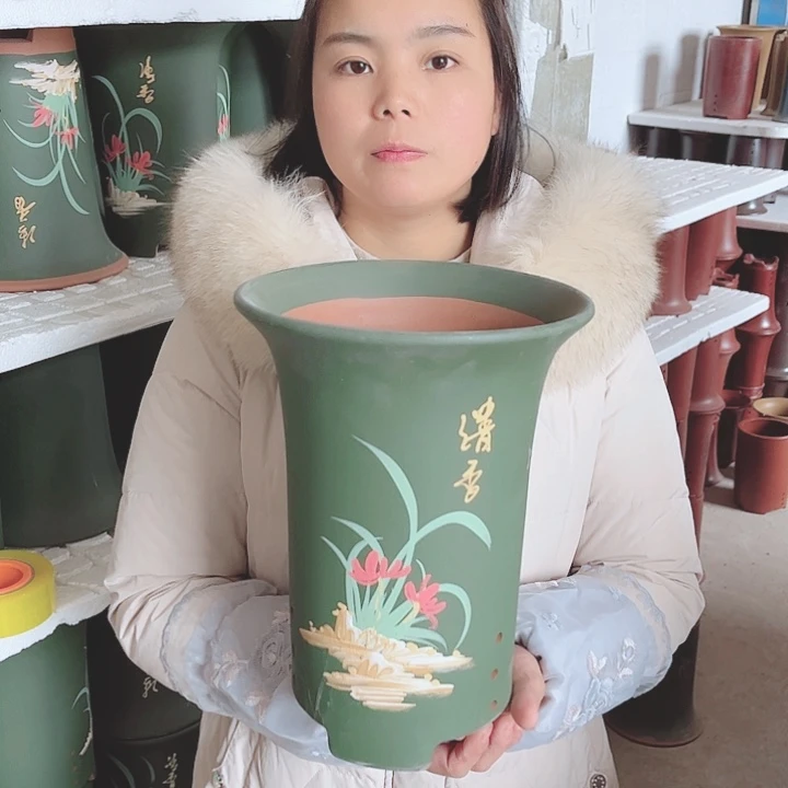 紫砂花盆宜兴紫砂精品花盆