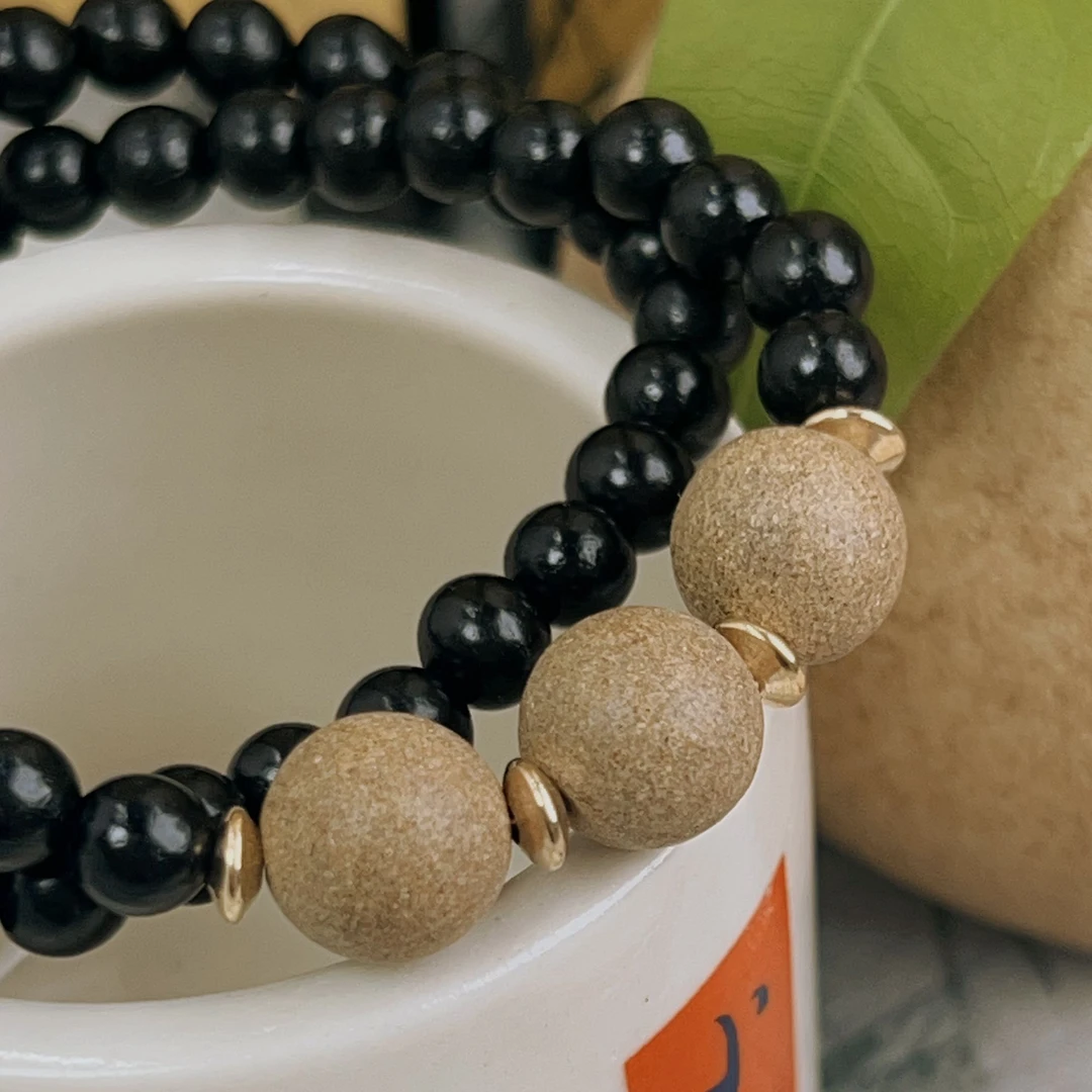 黑檀木+正气香合香珠双圈