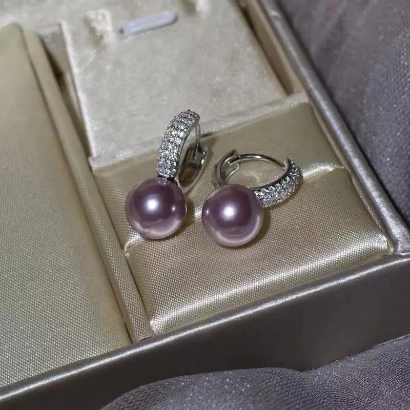 【绍兴龙华】紫色轻奢气质耳扣s9037