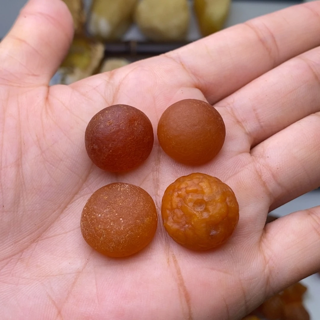 定制琥珀天然蜜蜡海漂籽