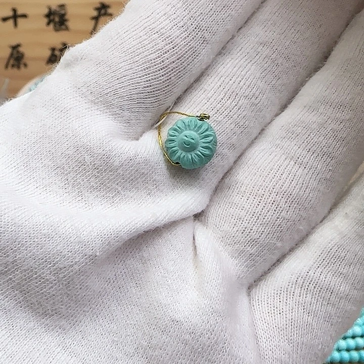 绿松石未镶嵌16向日葵+w