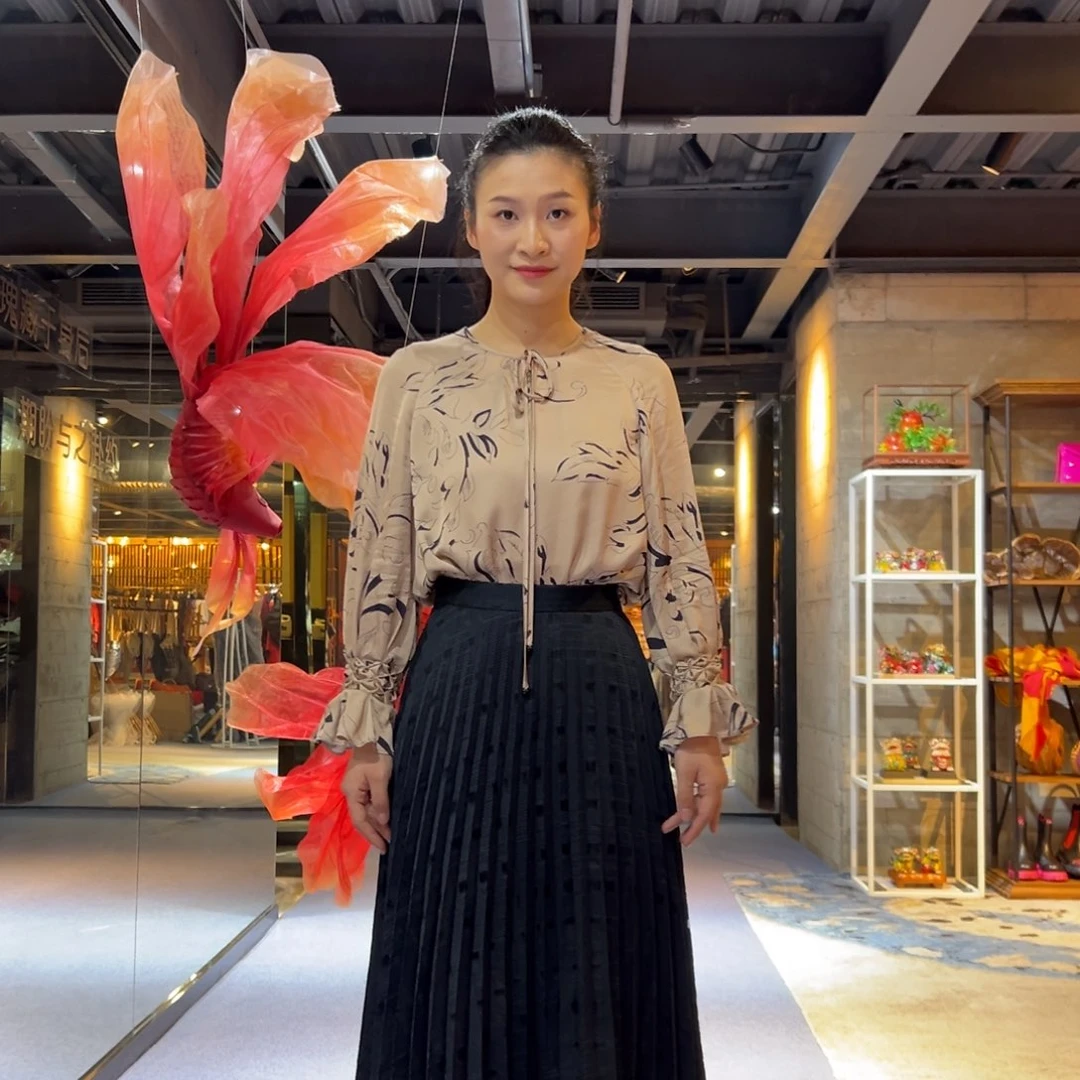 恒***姐套头款定制百褶裙子