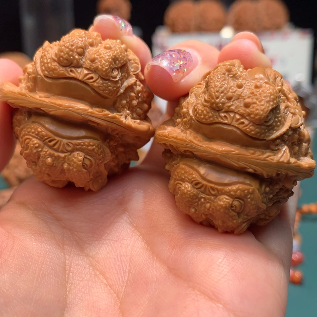 把件文玩核桃-金蟾