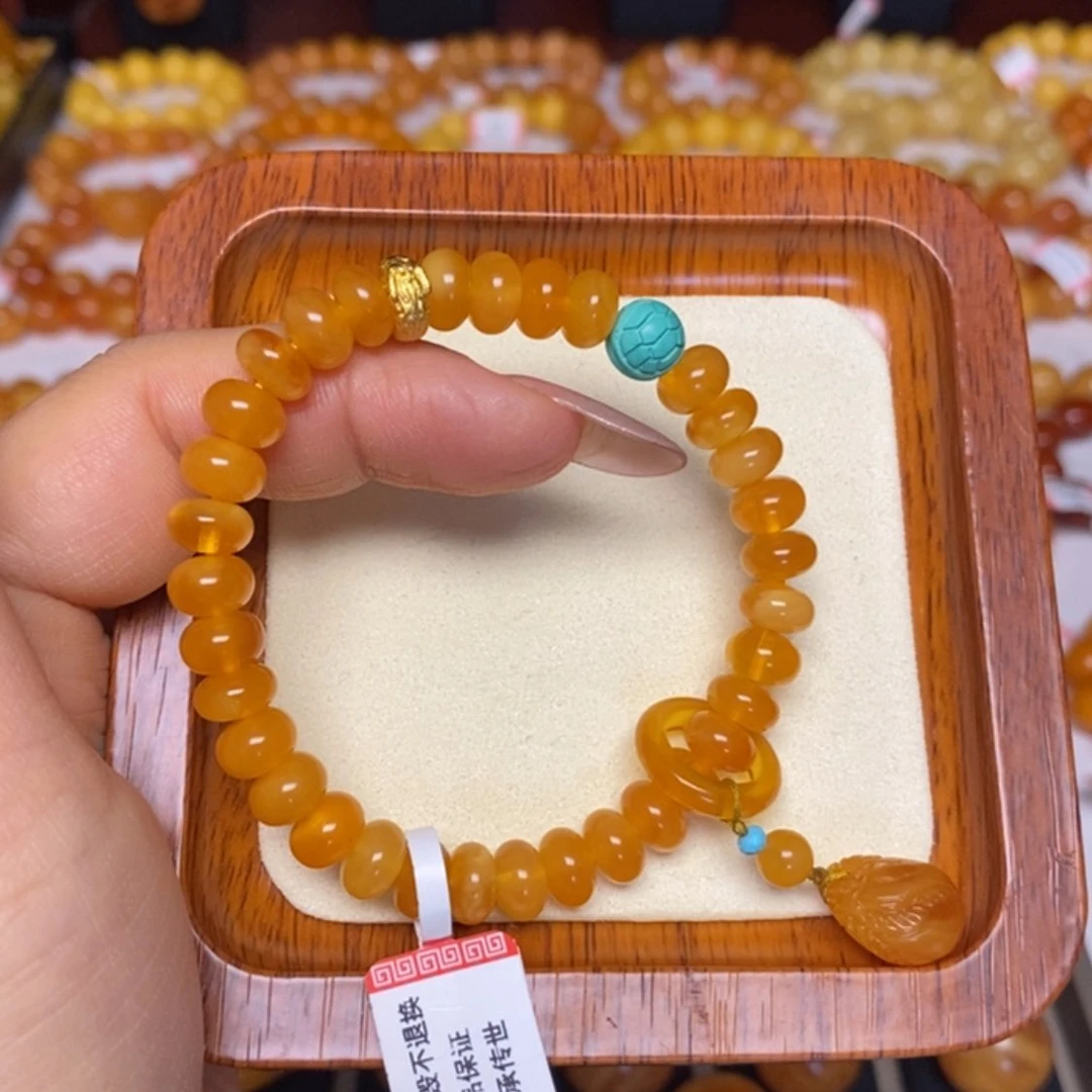 【闪购商品】蜜蜡手链未镶嵌手串