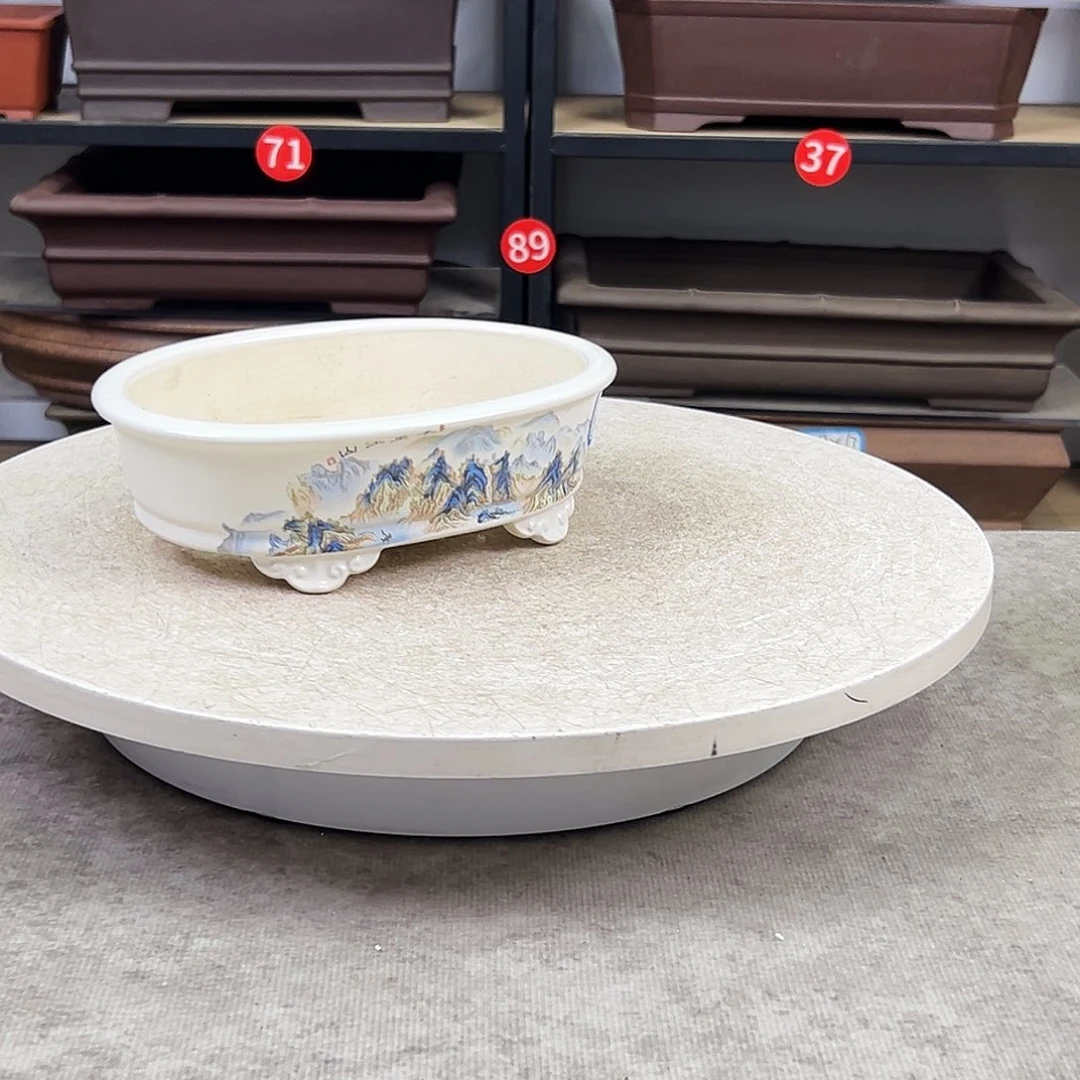 紫砂花盆内长18，内宽11，内深5