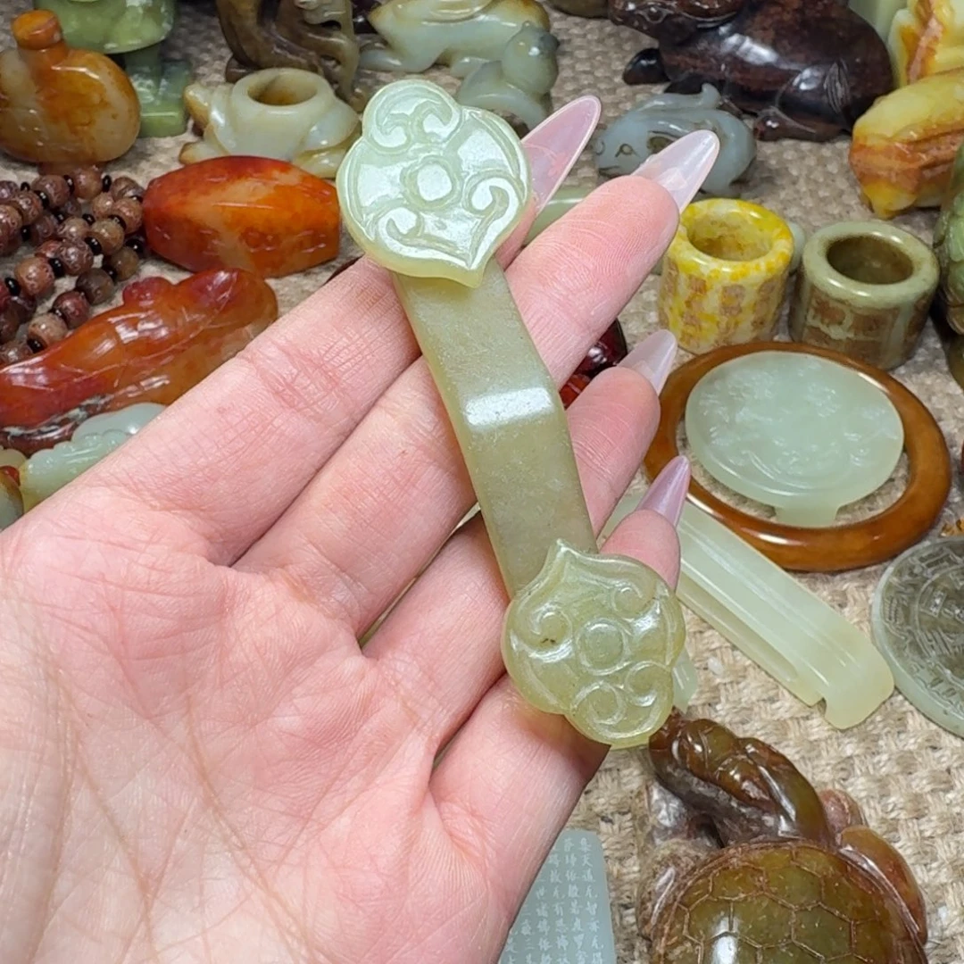 白玉菩提吊坠挂件