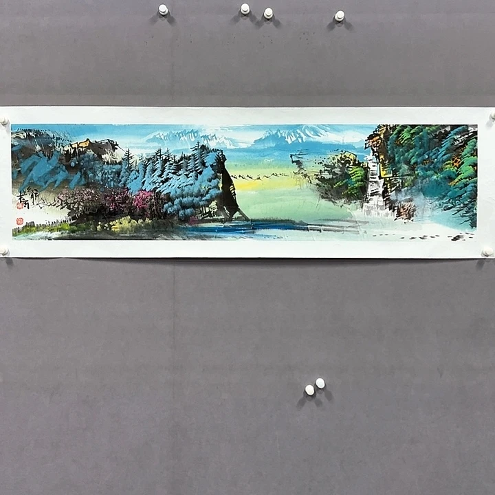 国画亲笔手绘放心去藏