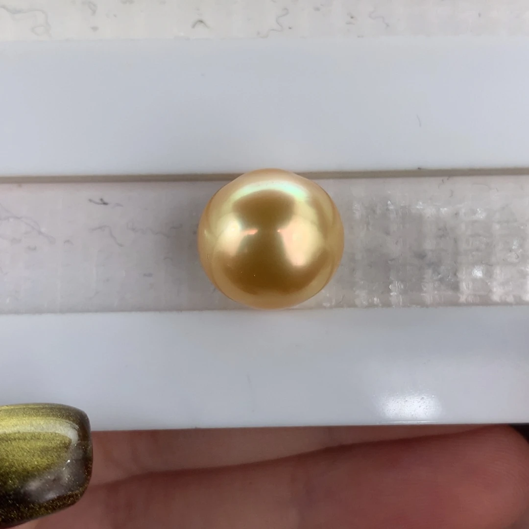 定制海水珍珠未镶嵌吊坠(不含链)浓金13-14（不含配件）