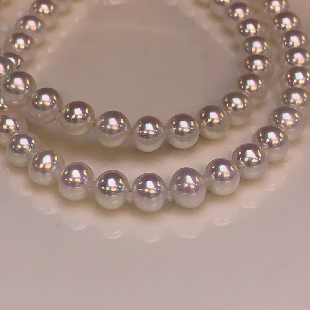 颈饰淡水珍珠银S925镶嵌