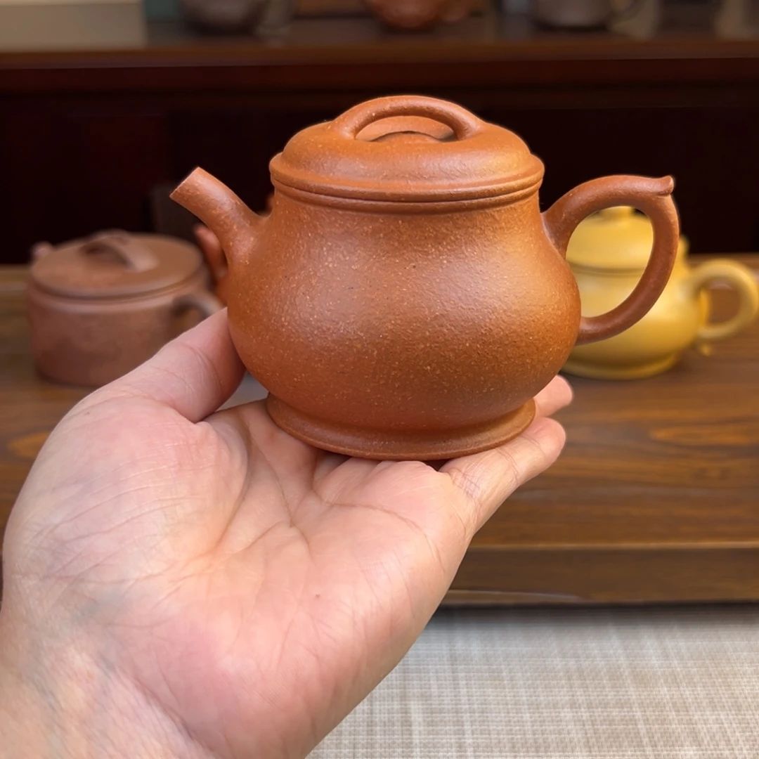 茶壶紫砂黄降坡颂金全手170cc