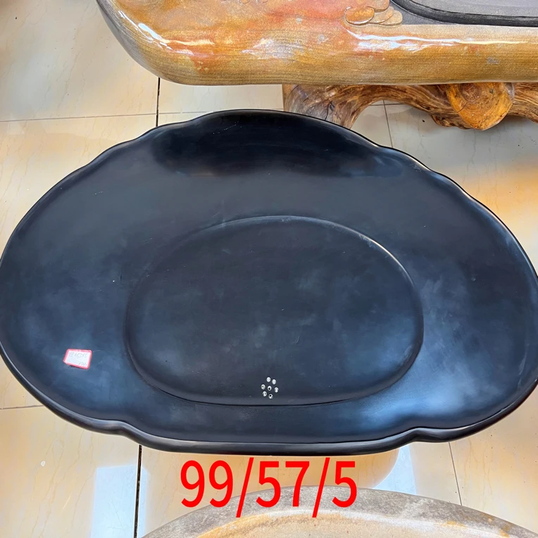 天然石特色原石茶盘适合家用与办公室使用