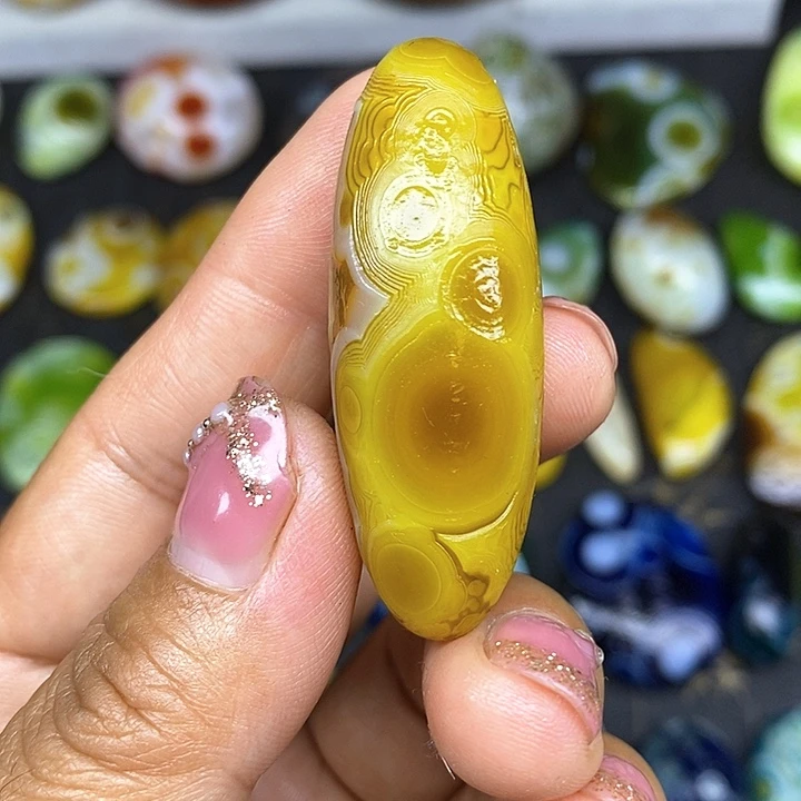 桶珠奇石饰品无孔