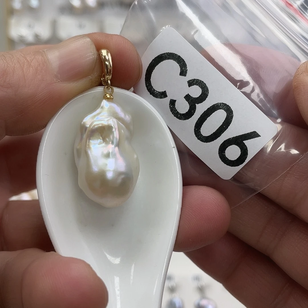 淡水珍珠颈饰银S925镶嵌