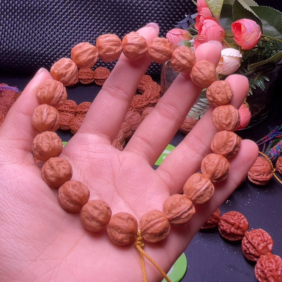 用***1文玩核桃手串小赤龙