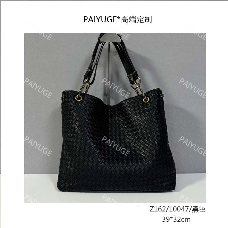 Z162/10047/黑色  Paiyuge高端订制女士手提包单肩包斜挎包1518