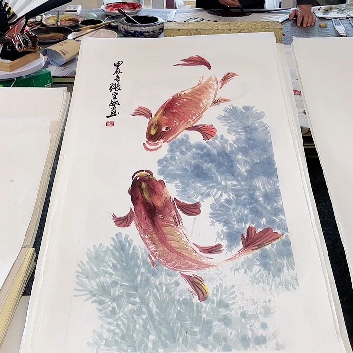 国画张圣敏先生纯手绘作品