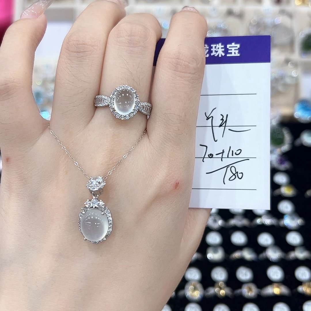 “***”黄晶戒指银S925镶嵌