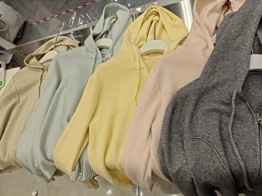 衫韩版长袖纯色春季上衣宽松毛针织衫水洗常规款连帽