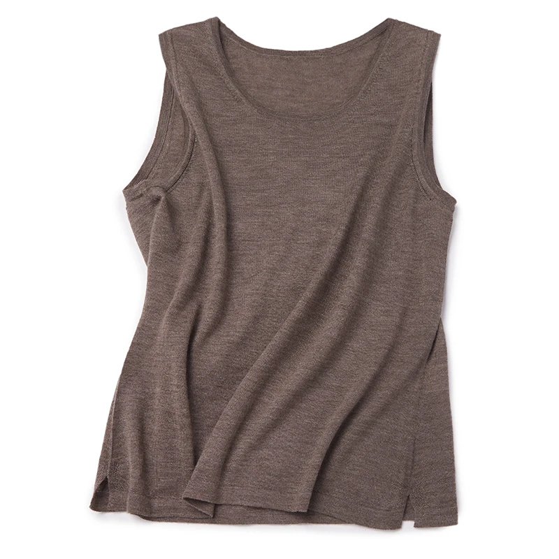 Say Ya【幻】便利背心 超百搭简约羊绒无袖上衣 搭配/日常