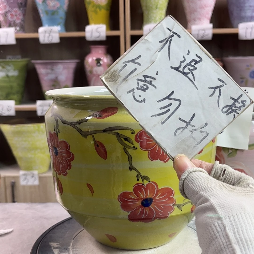 景德镇陶瓷花盆花盆