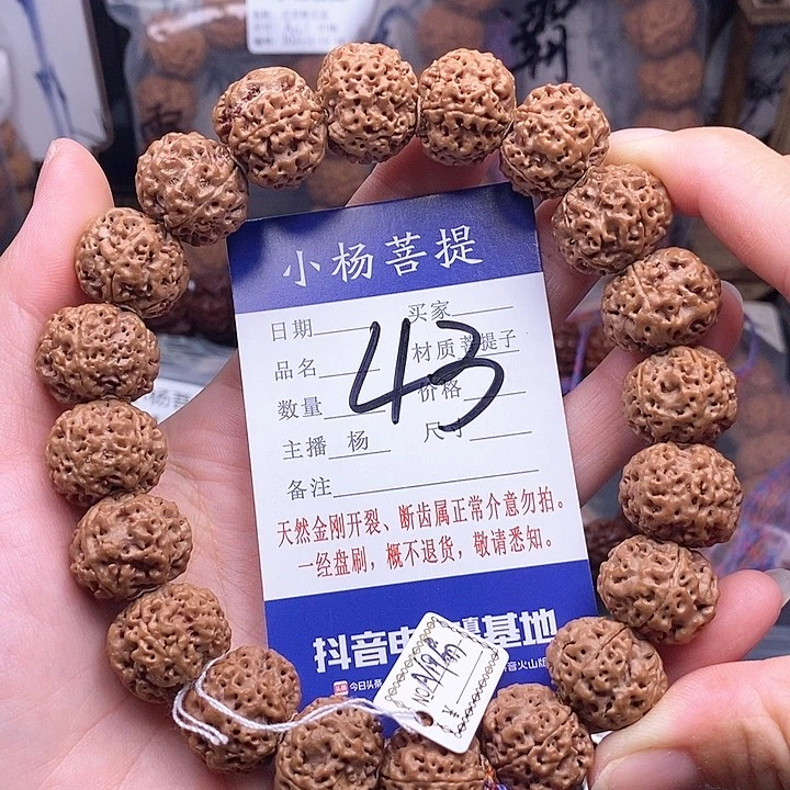 手串金刚菩提19小蜂王扇面