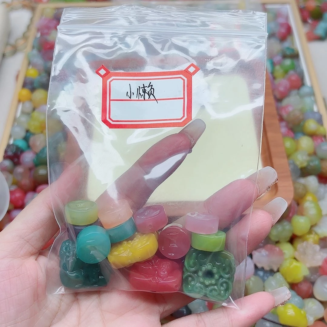 張***懒未镶嵌手链玛瑙/玉髓盐源520