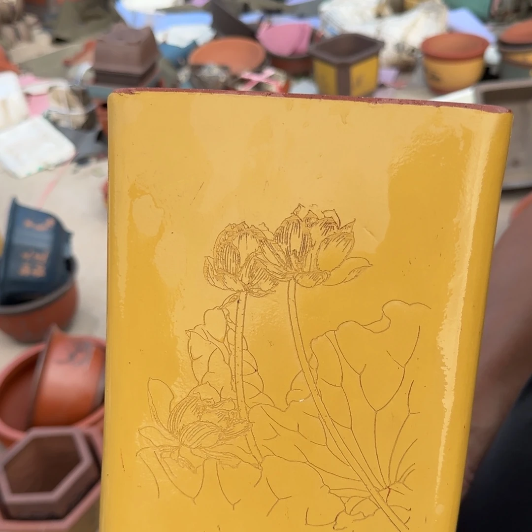 紫砂花盆口径14.22口径