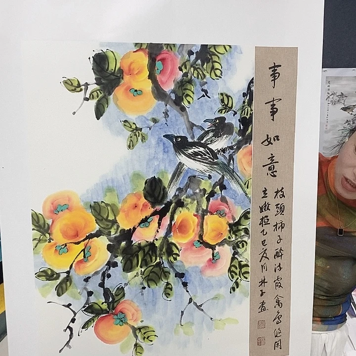 国画国画作品手绘