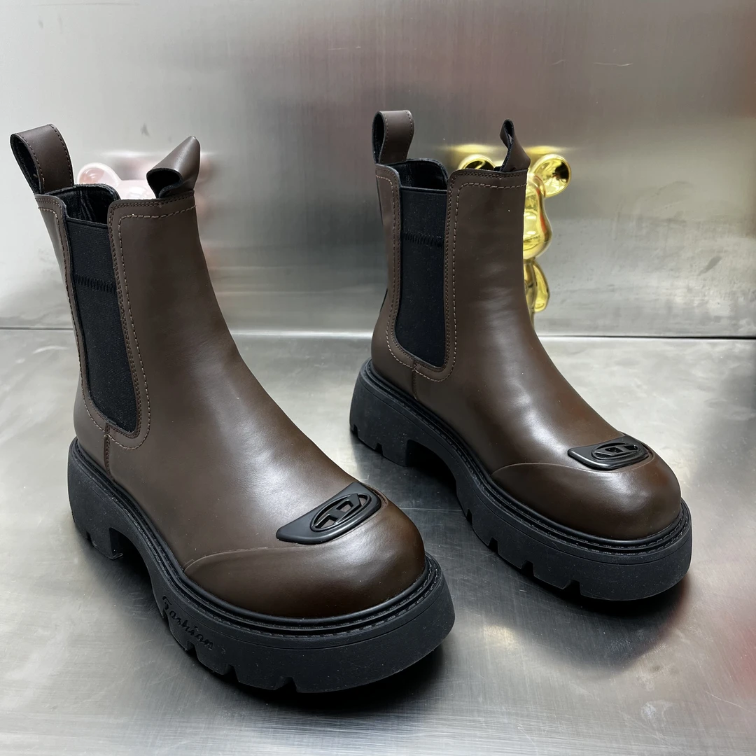 2691-608时尚百搭冬季大棉切尔西靴