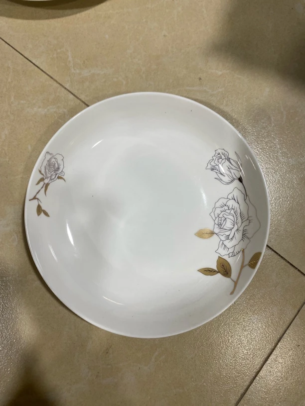 181号光面圆盘家用简约菜盘3个