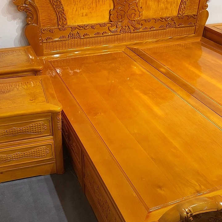 用***8楠木高低床三件套