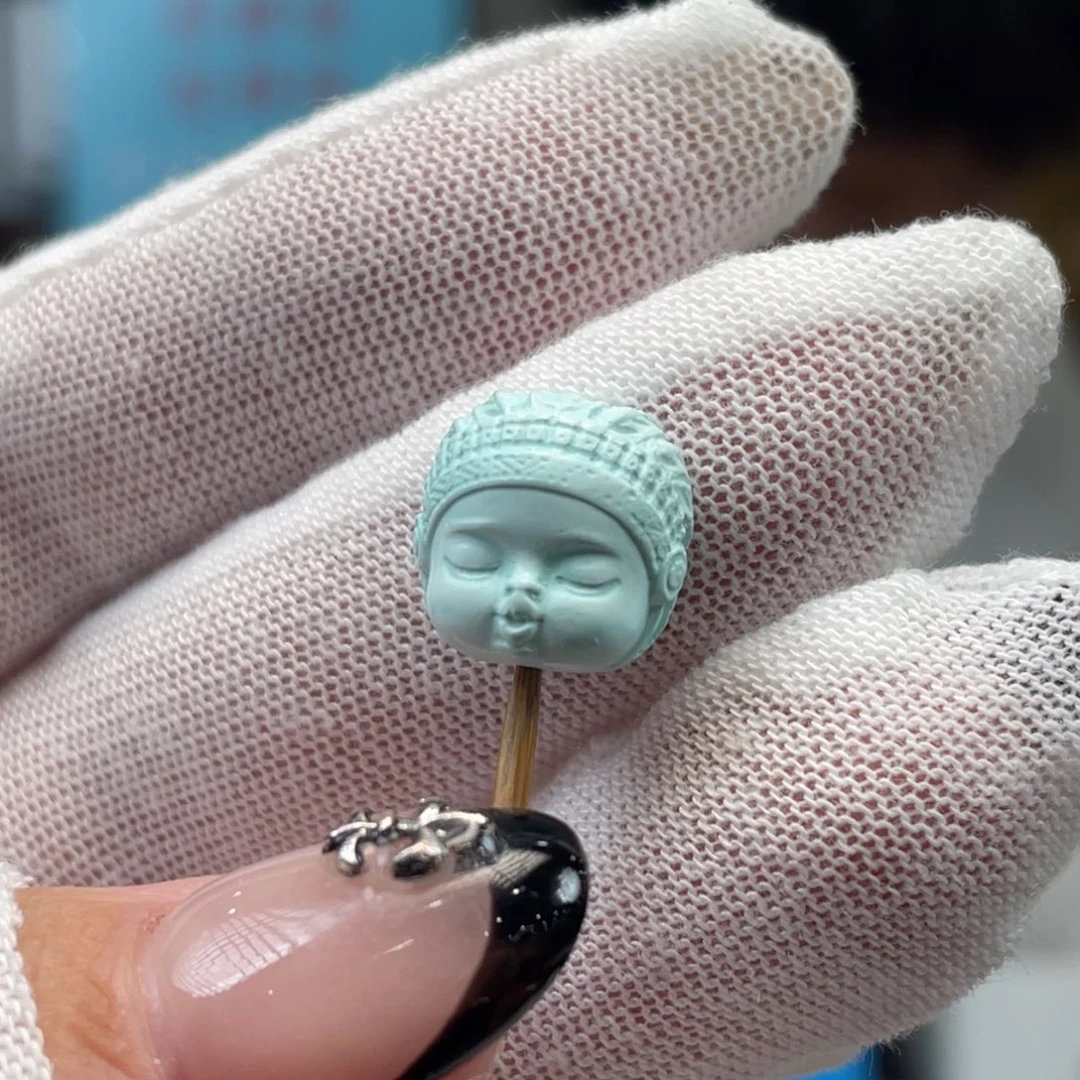 绿松石未镶嵌挂件