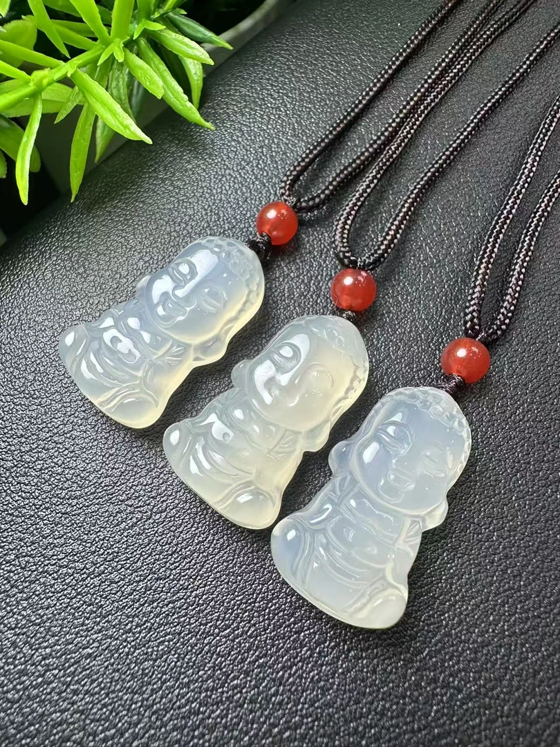 A5288天然珠宝-天然极光27冰玉玛瑙