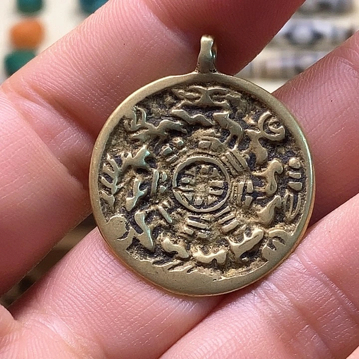 老铜器小九宫铜器