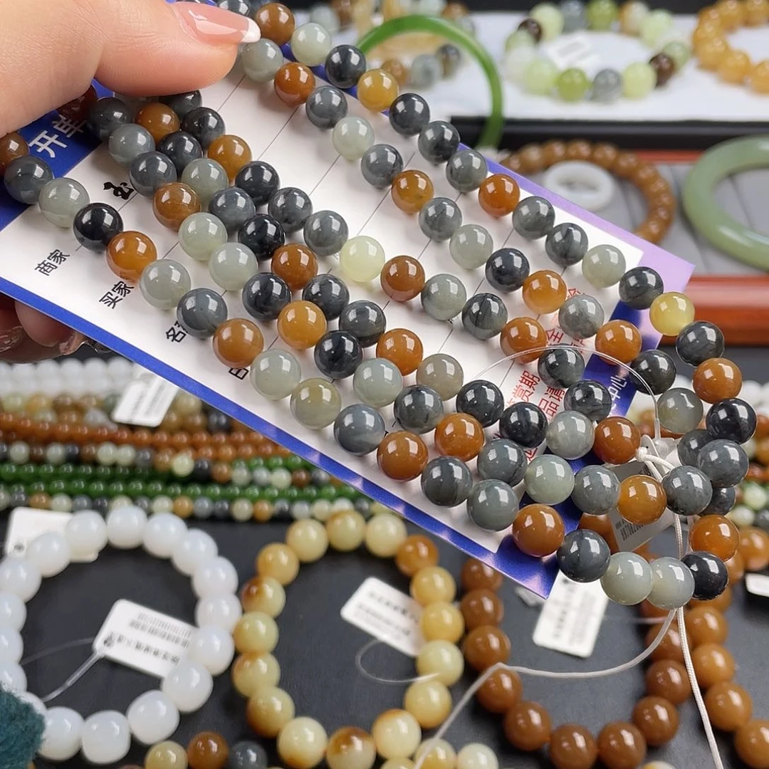 和田玉手串未镶嵌