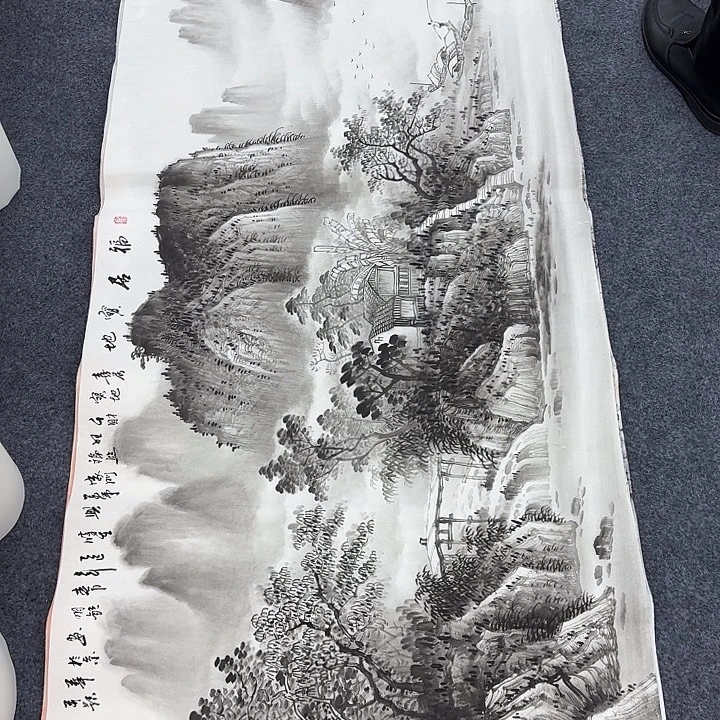 国画纯手绘国画作品