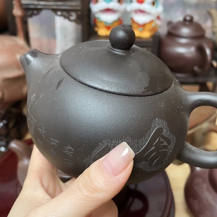 紫砂茶壶原矿手工制作