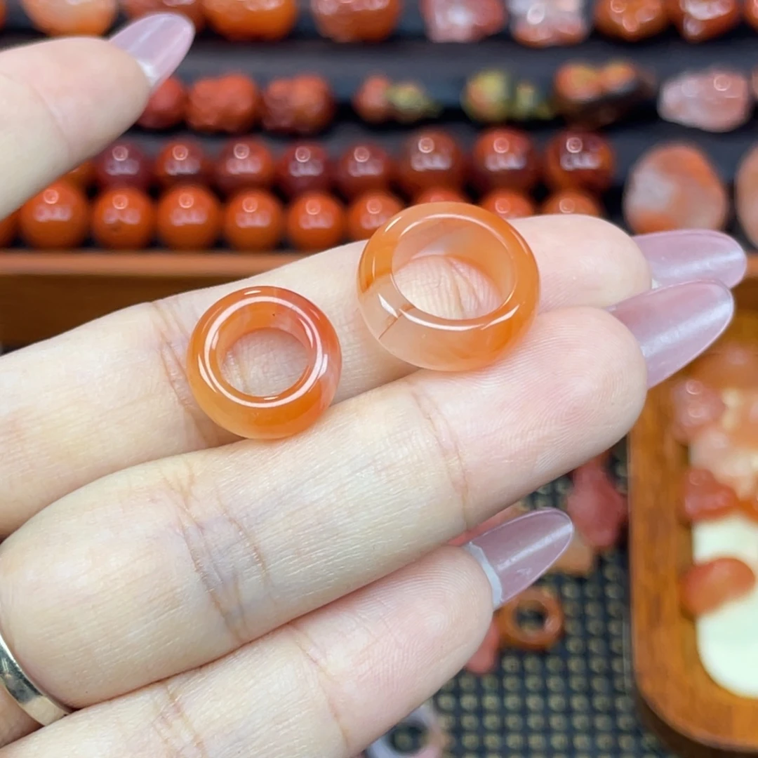 南红玛瑙未镶嵌配饰跑环